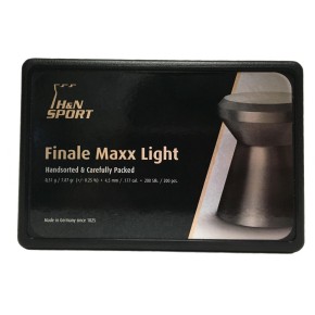 Boite de 200 plombs H&N FINALE MAXX LIGHT