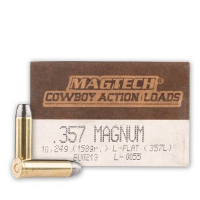 Munitions 357 Magnum MAGTECH 158 grains L-FLAT