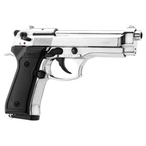 Pistolet à blanc Chiappa calibre 9mm modèle 92 nickelé