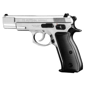 Pistolet à blanc Chiappa calibre 9mm modèle CZ75 w Nickelé