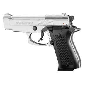 Pistolet à blanc Chiappa calibre 9mm modèle 85 Auto Nickelé