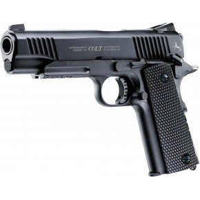 Pistolet à plombs CO2 Calibre 4.5mm Colt M45 noir